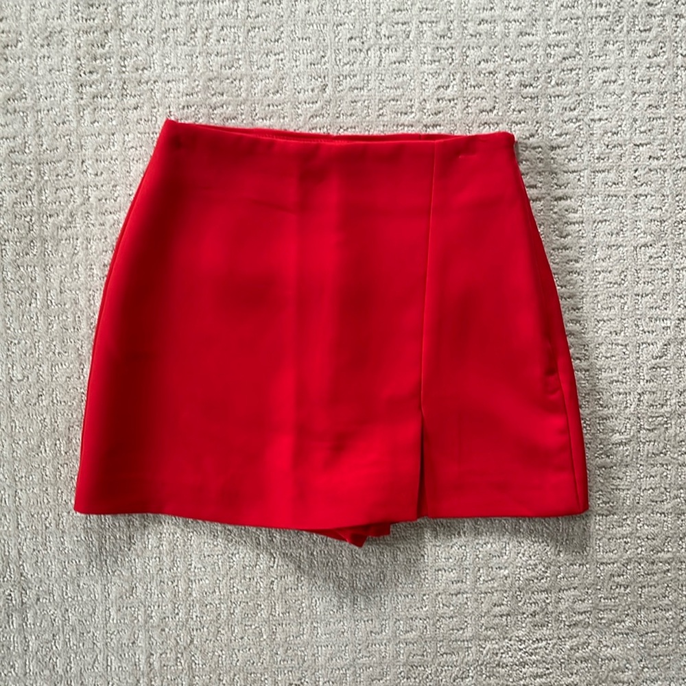 Red Mini Skirt